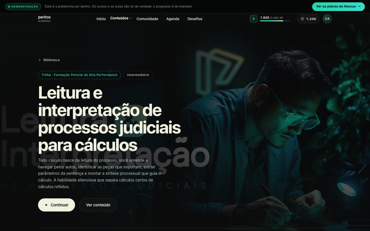 Um curso por dentro